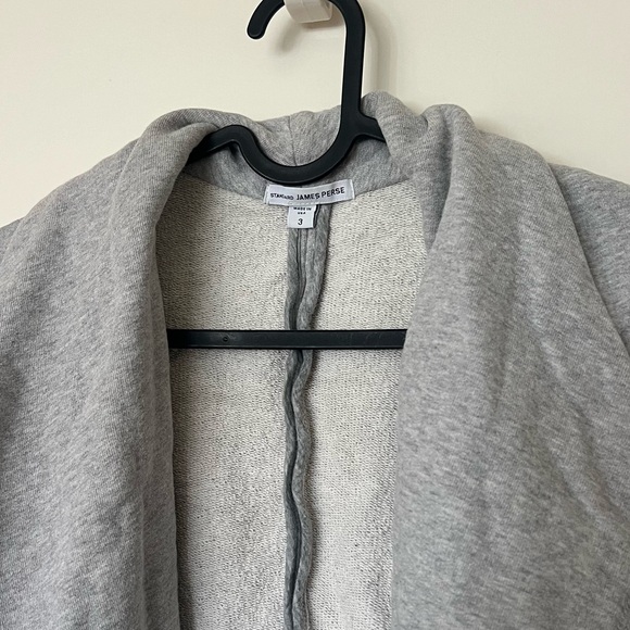 James Perse Grey Cardigan Jacket - Picture 2 of 5